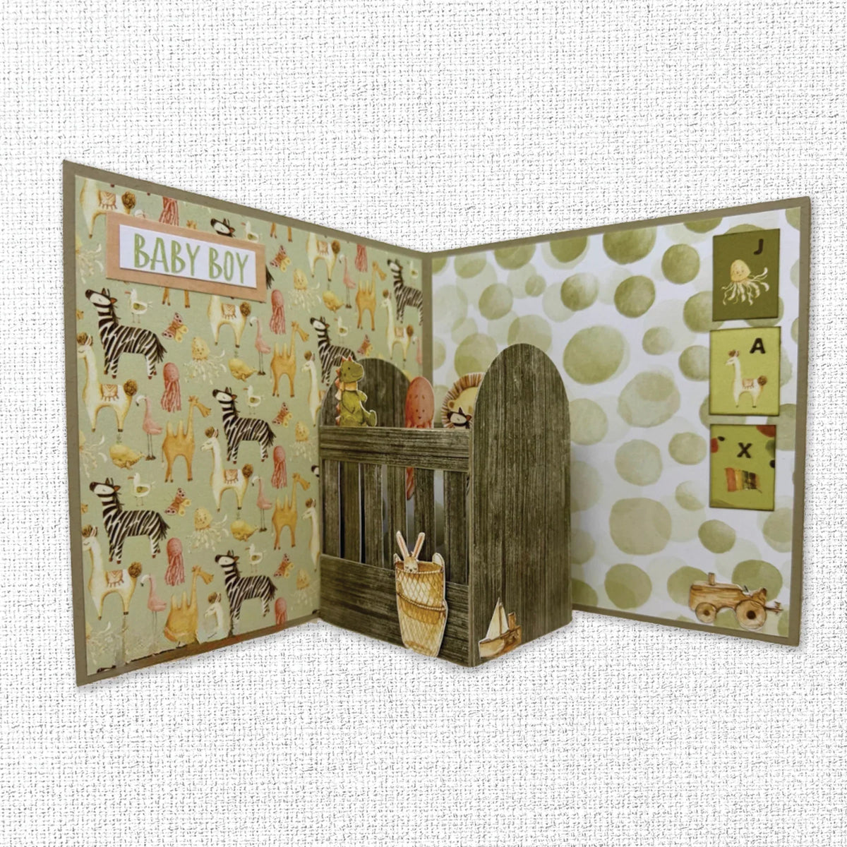 Collection de papiers "Chambre de bébé Bohème" 6x6 (21855)