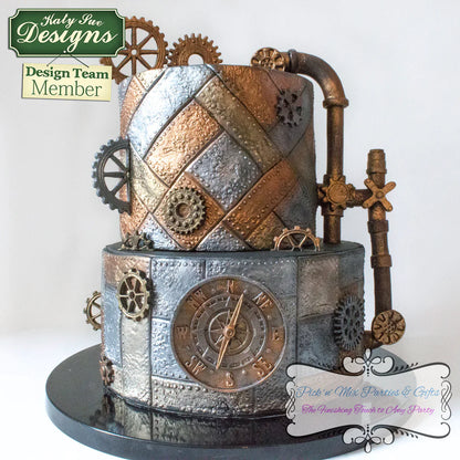 Distressed Cogs Silicone Mould
