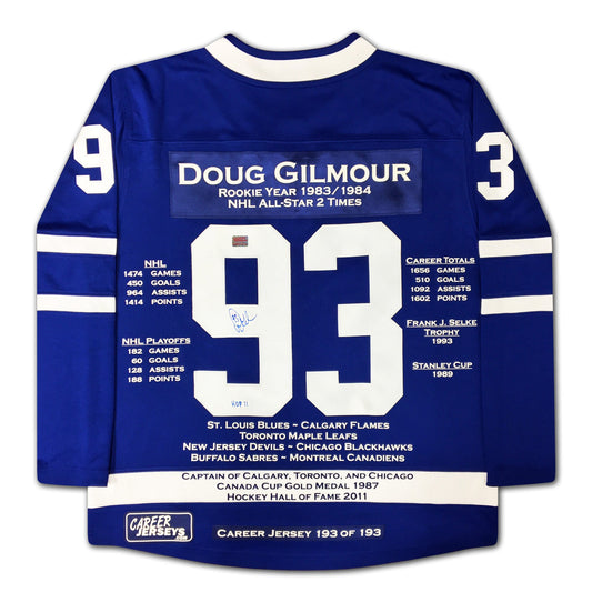 Doug Gilmour Career Jersey #193 of 193
