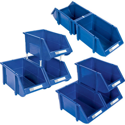 Stack & Hang Bin, 11-13/16" W x 7" H x 17-11/16" D, Red