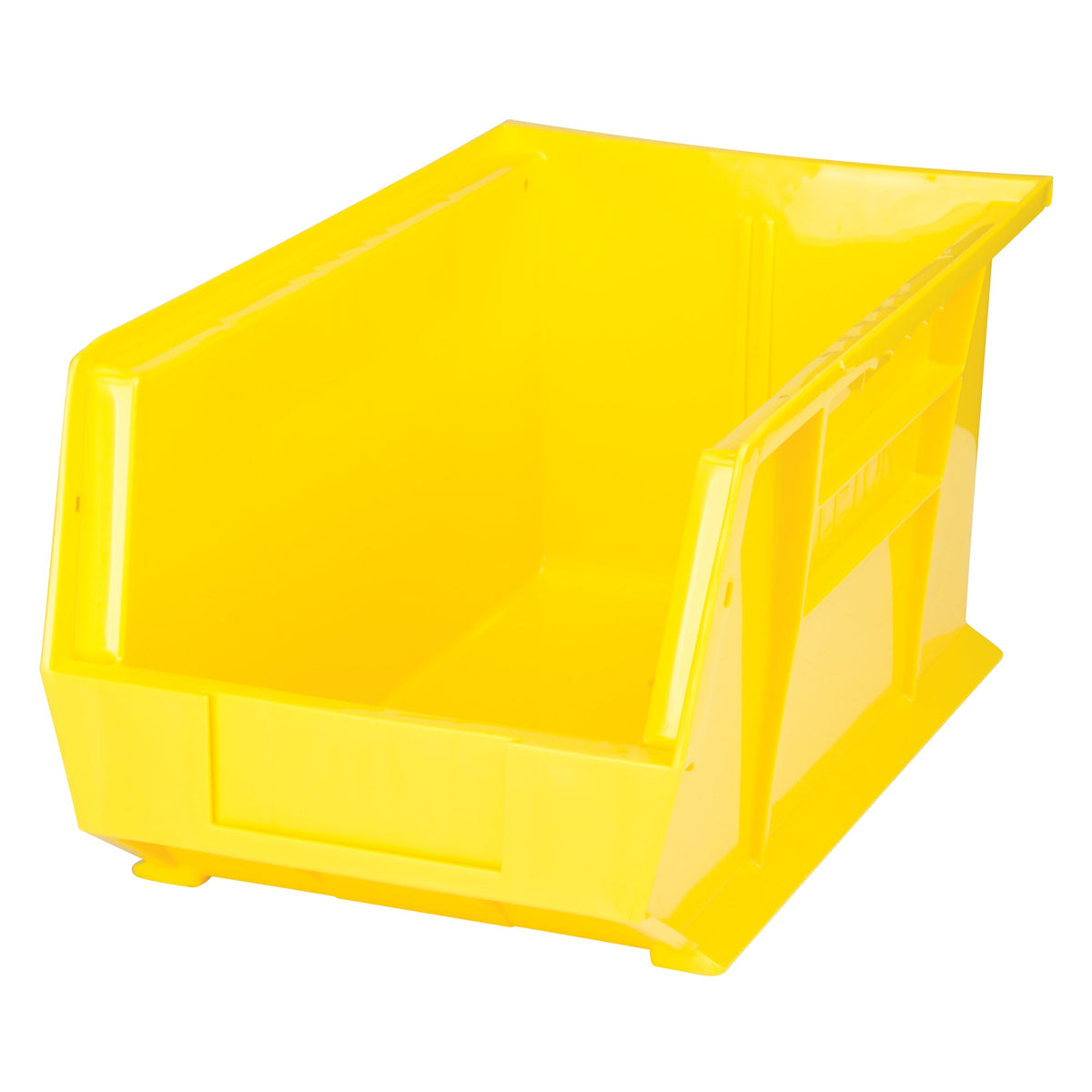 Bac empilable et suspendable, 20,95 cm (L) x 17,78 cm (H) x 37,46 cm (P), jaune