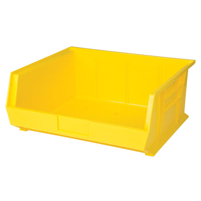 Bac de rangement empilable et suspendu, 16-1/2" L x 7" H x 14-3/4" P, Jaune