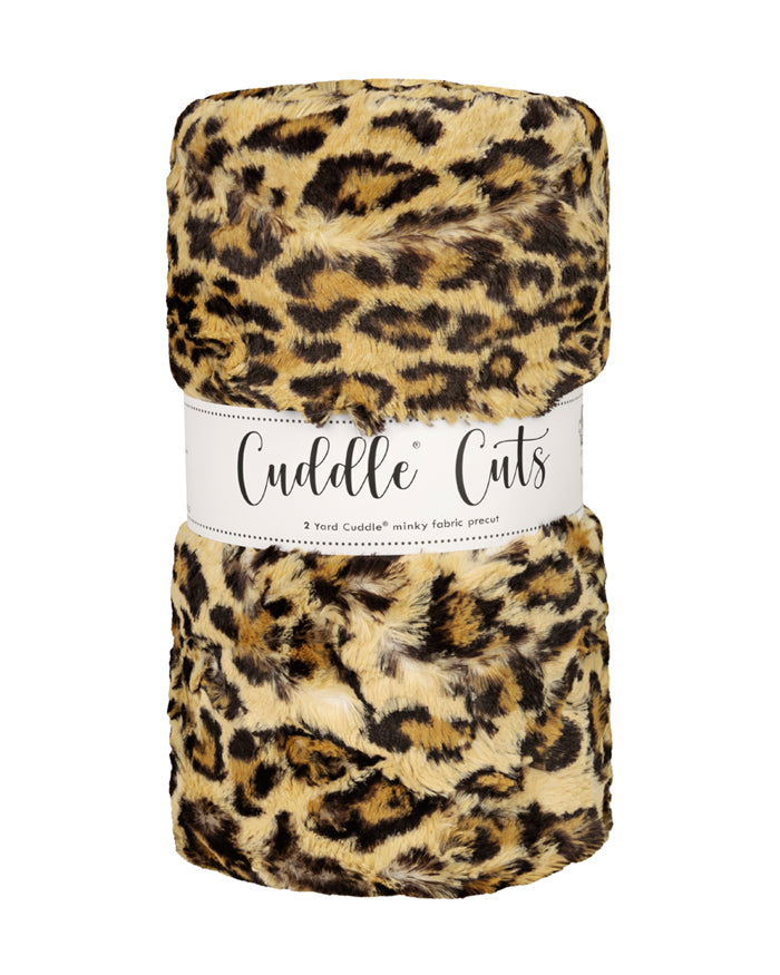 Luxe Cuddle Cut 2 verges – Léopard sable – Coupe de 2 verges