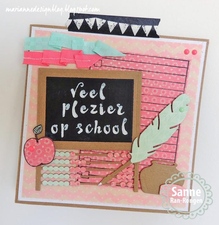 Marianne Design : Set de matrices et de tampons Collectables - Abacus