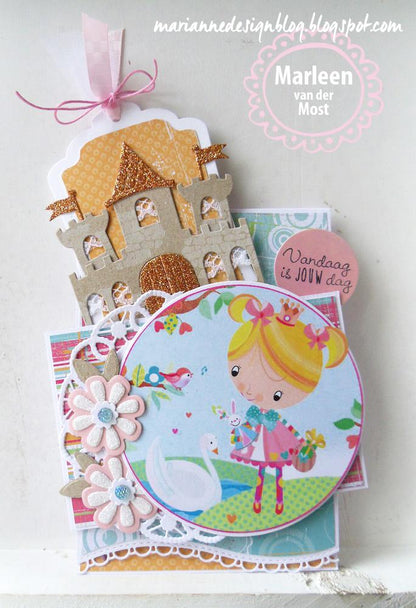 Marianne Design : Set de découpe et de tampons Collectables - Château