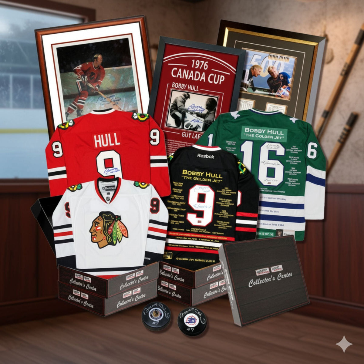 Collector's Crate Mystery Box - Bobby Hull Golden Series /20