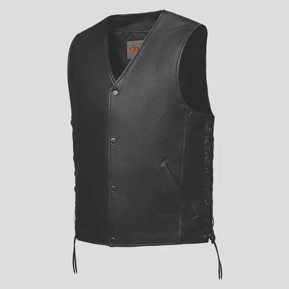 Unik International Men's Laced Side Motorcycle Vest