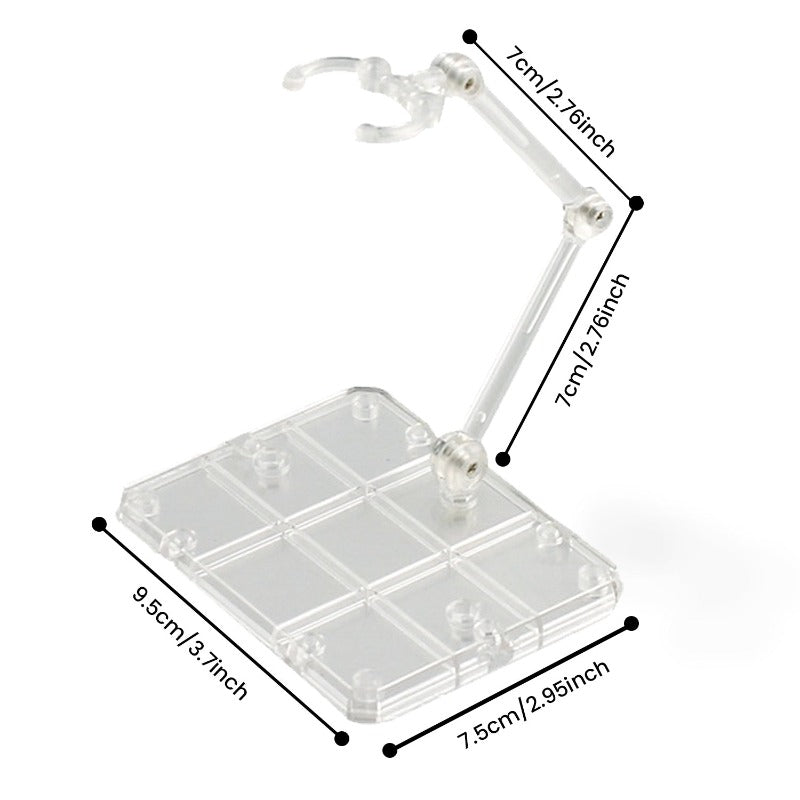 EVORETRO Articulated Plastic Stands for 3.75 and 6 Inches Action Figure