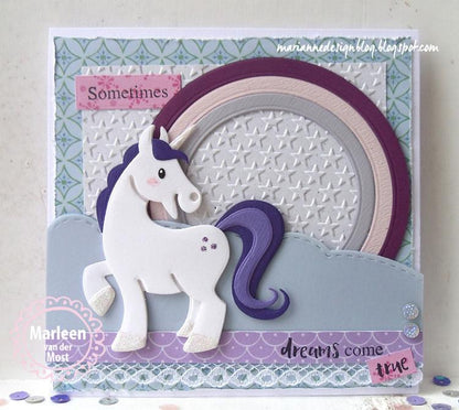 Marianne Design: Dies Craftables - Vagues & Nuages Cousus