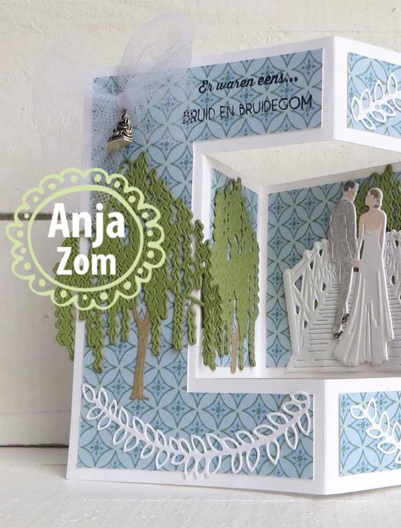 Marianne Design: Matrices de découpe Craftables - Laurier avec Cœur