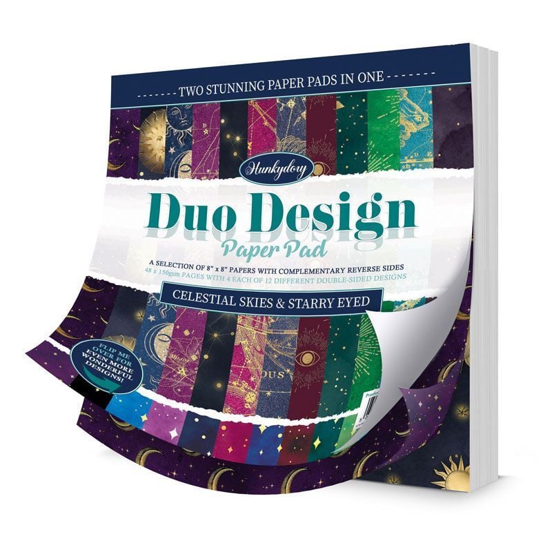 Blocs de papier Duo Design – Cieux Célestes & Yeux Étoilés