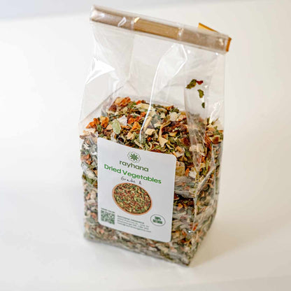 Natural Dried Vegetable Mix – Grade A All-Purpose Dehydrated Blend