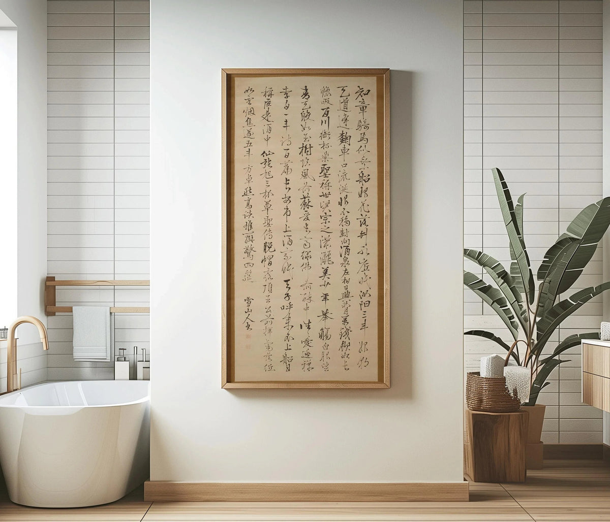 Du Fu - Eight Immortals Giclee Print: Chinese Calligraphy Art