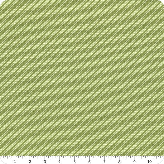 Dwell by Camille Roskelley - Rayures Fines Vert Herbe - 55274-17