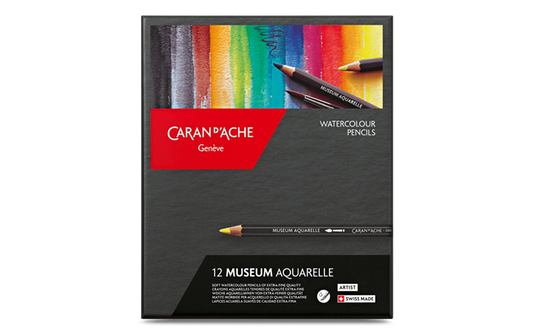 Caran d'Ache - Crayon Aquarelle Museum - Assortiment de 12