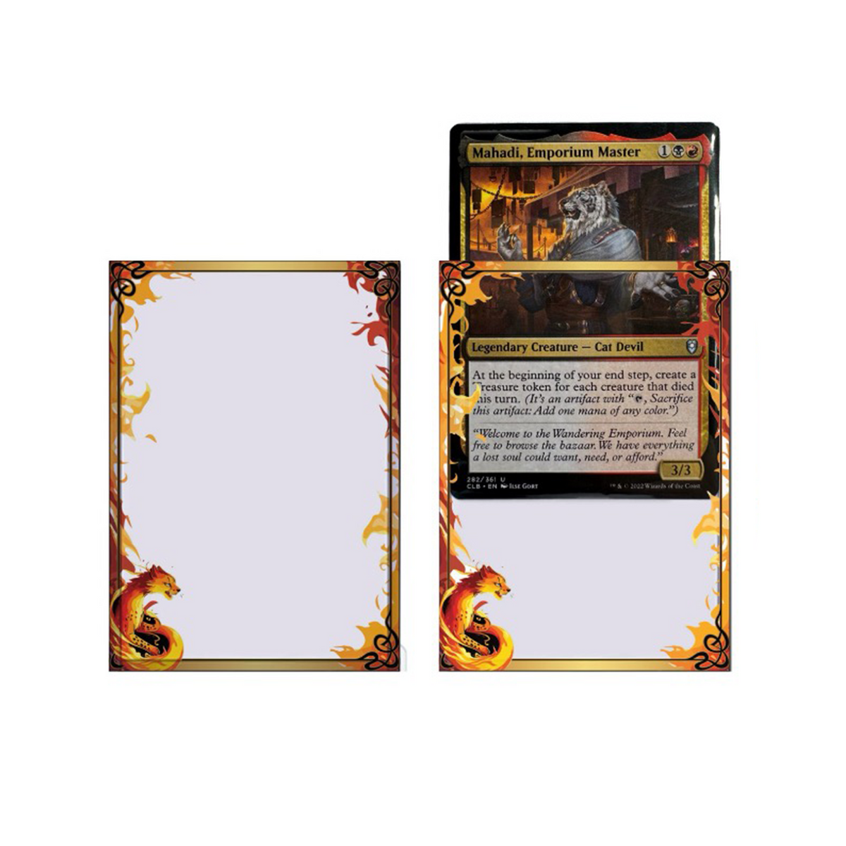 Protège-cartes imprimés EVORETRO TCG – Motifs thématiques pour Pokémon, MTG et plus encore