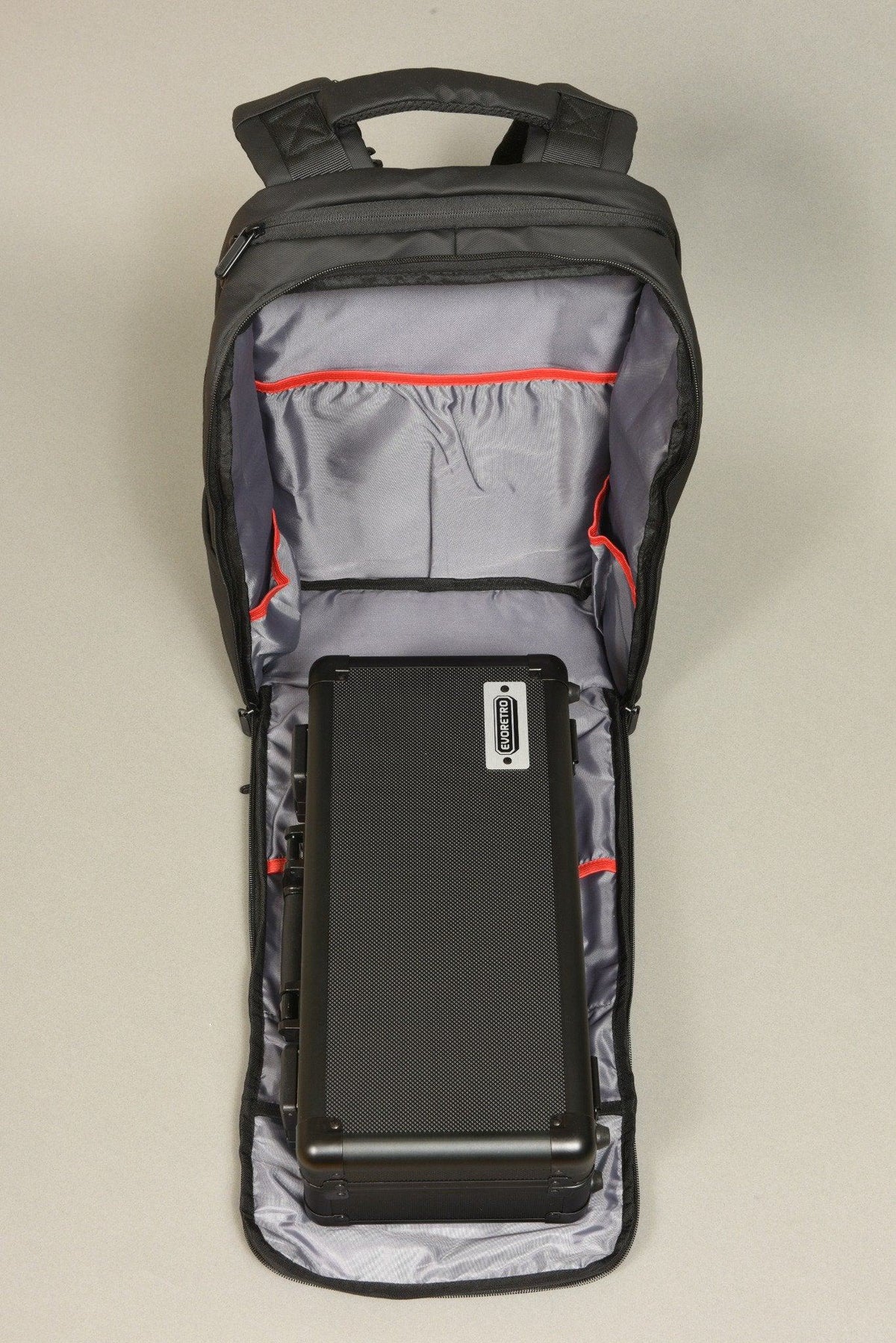 Ensemble sac à dos et étui de classement EVORETRO – Rangement de voyage sécurisé pour cartes classées et objets de collection
