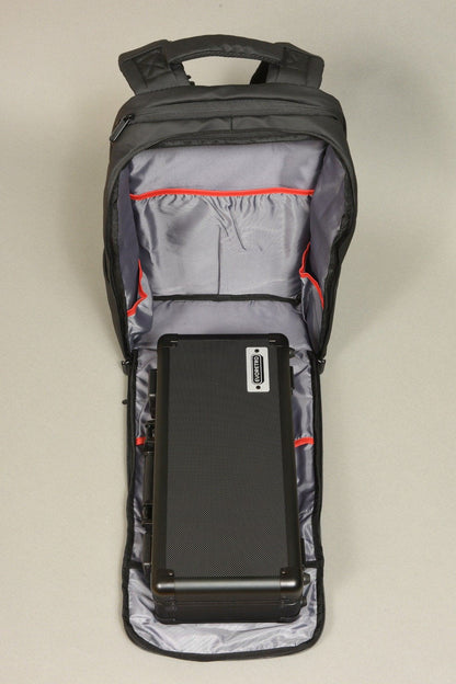 Ensemble sac à dos et étui de classement EVORETRO – Rangement de voyage sécurisé pour cartes classées et objets de collection
