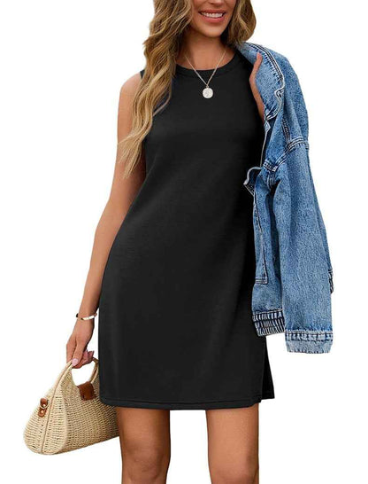 Women’s Sleeveless Vest Dress – Casual Summer Tank Dress for Everyday Wear