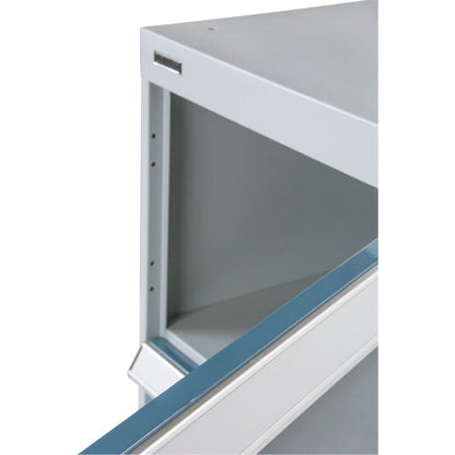 Two-Door Pedestal Workbench, 28" H x 18" W x 21" D