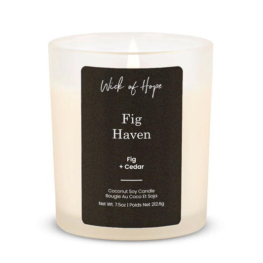 Bougie Fig Haven | Figue + Cèdre