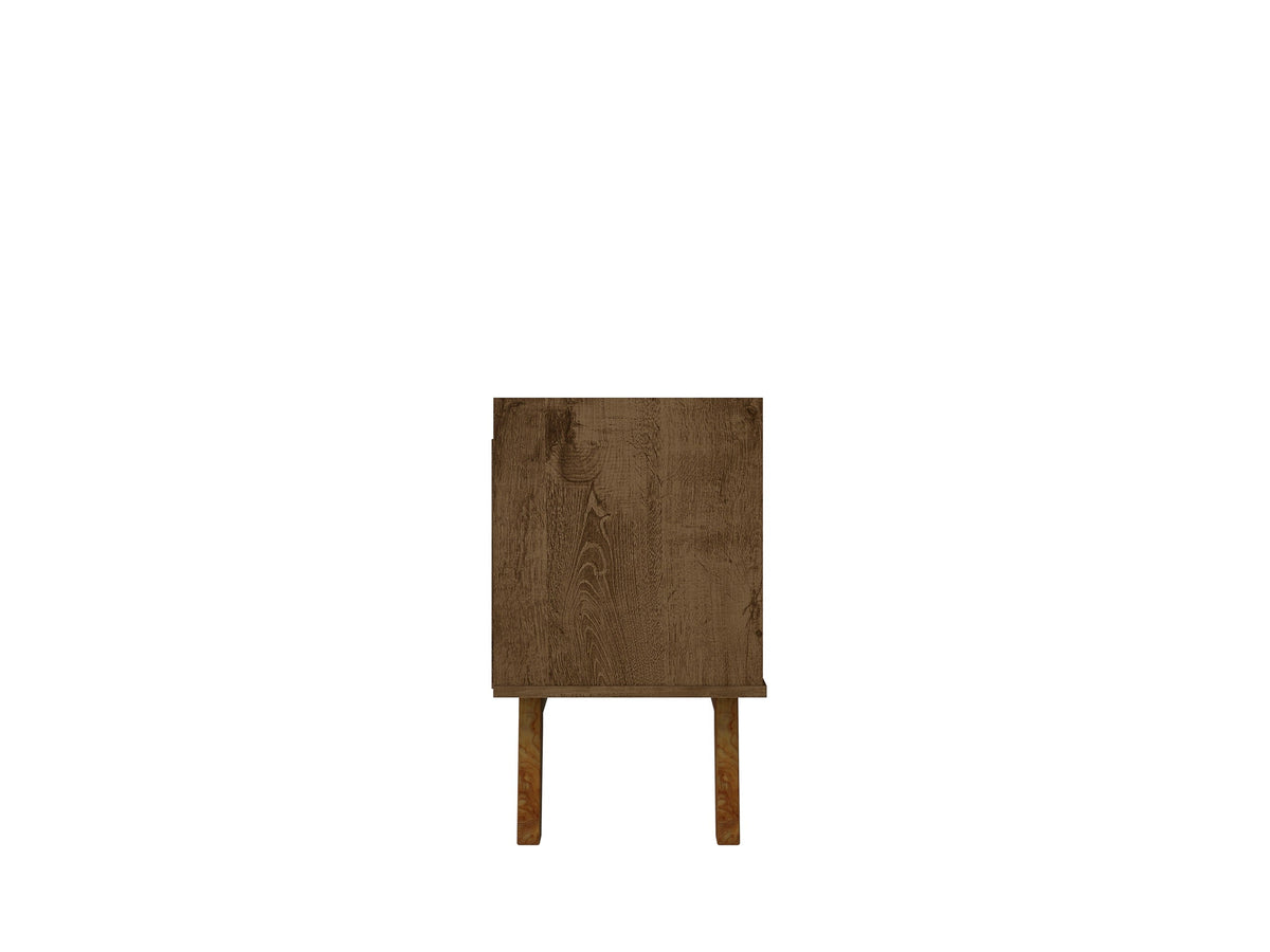 Malmo Modern 70.8" TV Stand with 2 Drawers - Rustic Brown