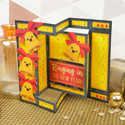 Cartes cinétiques avec motifs festifs dorés – Sélection Ink Me!