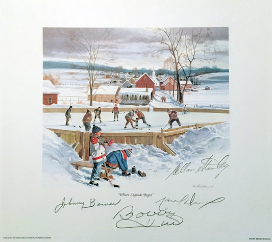 Where Legends Begin Litho - Bower, Hull, Stanley, Dionne