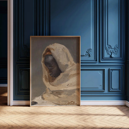 Franz Xaver Kosler - A Bedouin Man | Famous Orientalist Art (available handframed or unframed)