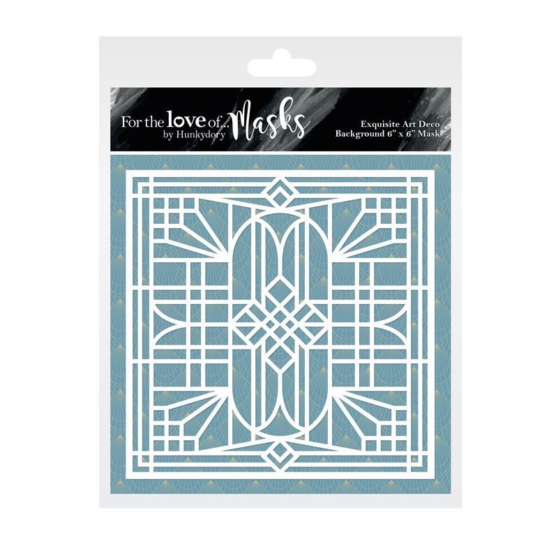 Pour l'amour des masques - Arrière-plan Art déco exquis