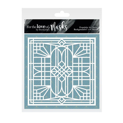 Pour l'amour des masques - Arrière-plan Art déco exquis