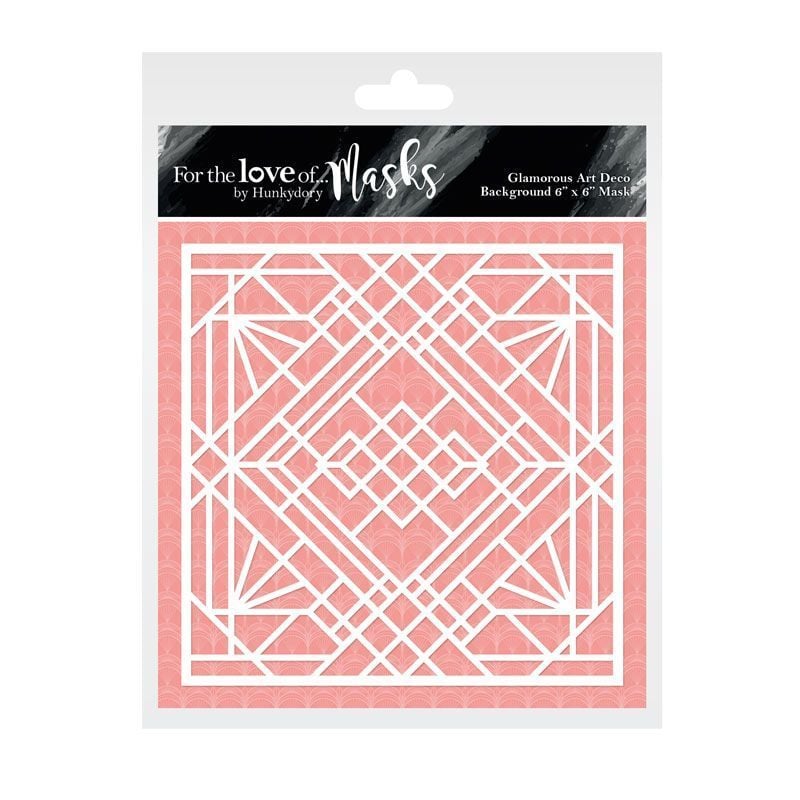 Pour l'amour des masques - Arrière-plan Art déco glamour