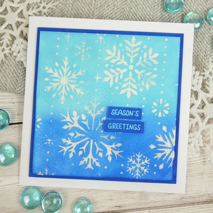 Pour l'amour des timbres - Vœux de Noël Sentiment Strips