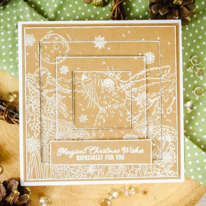 Pour l'amour des timbres - Lot de tampons Lièvre d'hiver A5