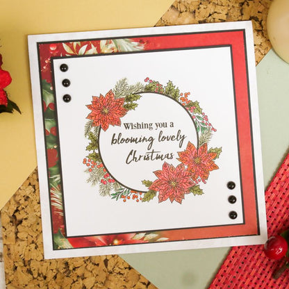 Pour l'amour des timbres - Jolis cadres de poinsettia