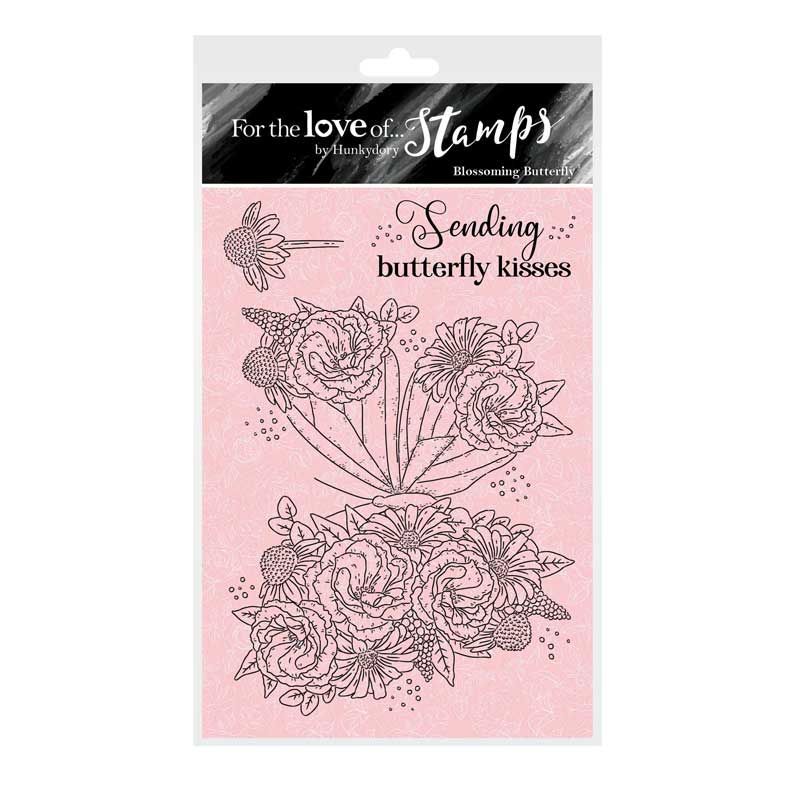 Pour L'amour des Timbres - Papillon en fleur