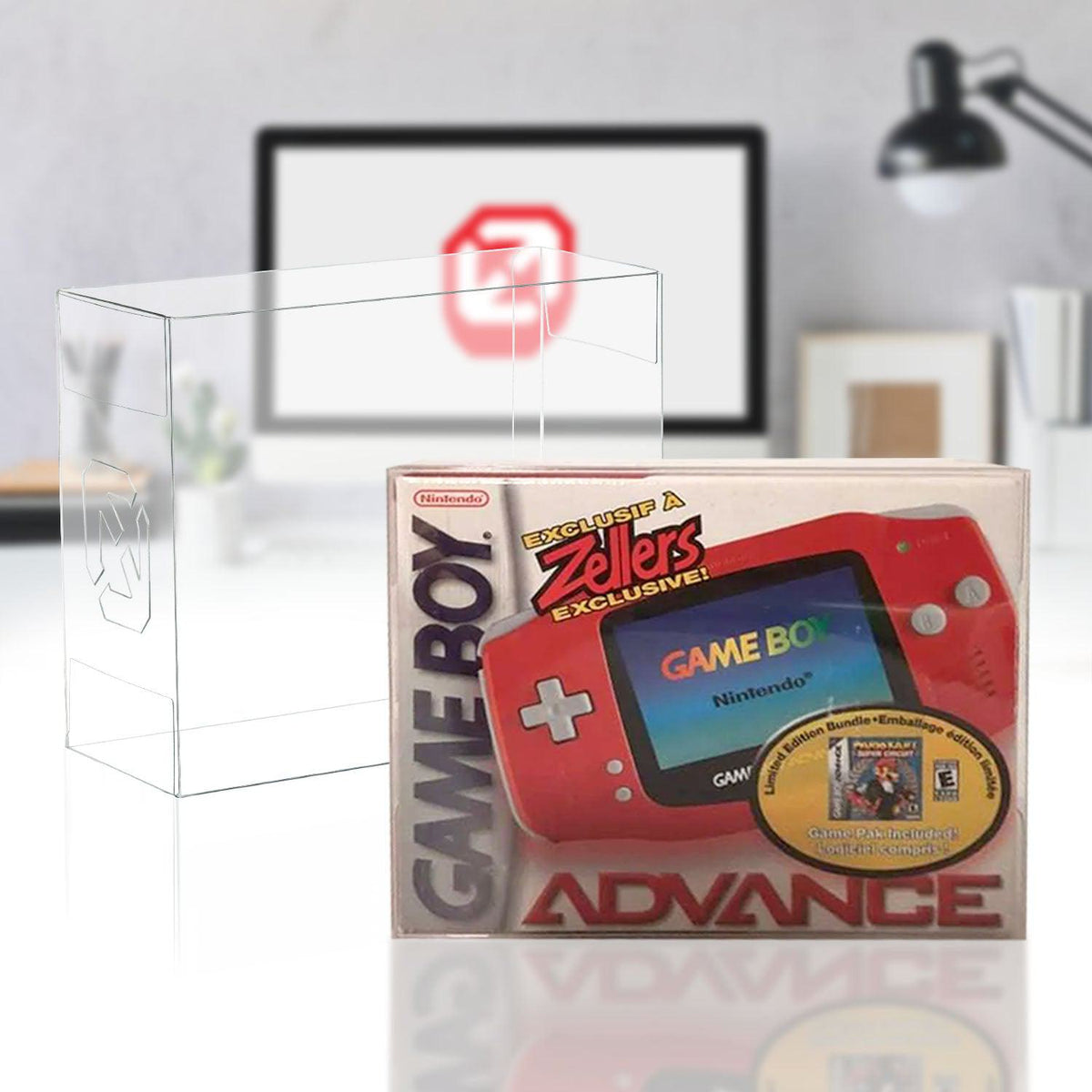 Game Boy Advance GameBoy Advance Console  SP Console Box EVORETRO Protector 0.40MM Pack of 1