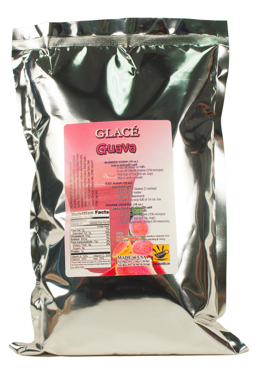 Guava 4 in 1 Mix for Bubble Tea, Smoothies, Lattes and Frappes, 3 lbs. Bag (Case 6 x 3 lbs. Bags)  - Multi-Use Powdered Beverage Mix - Ships Free Within Canada on Orders Above CAD $199