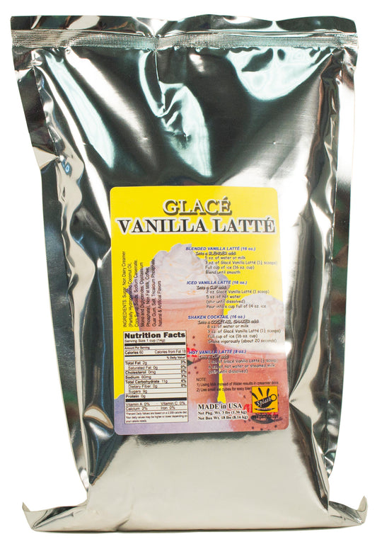 Vanilla Latte 4 in 1 Bubble Tea / Latte and Frappe Mix - Multi-Use Powdered Beverage Mix - Ships Free Within Canada on Orders Above CAD $199