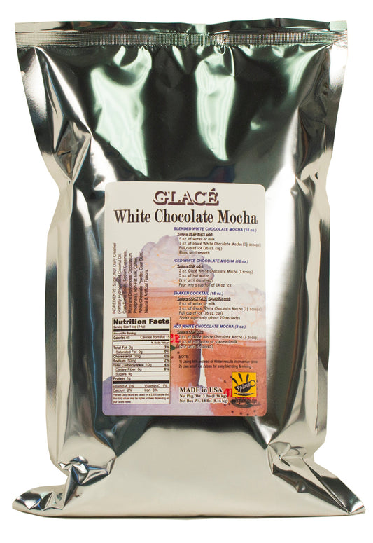 White Chocolate Mocha 4 in 1 Bubble Tea / Latte and Frappe Mix - Multi-Use Powdered Beverage Mix - Ships Free Within Canada on Orders Above CAD $199