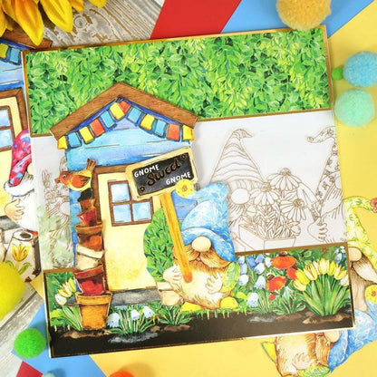 Kit de Découpes 3D Luxe Pas de Meilleur Endroit que Chez les Gnomes