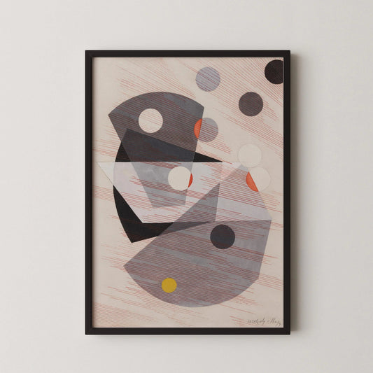 L√°szl√≥ Moholy-Nagy Bauhaus Art Print: Mid-Century Modern Giclee