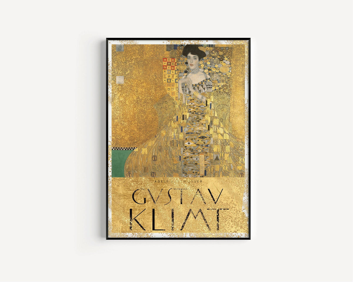 Lot de reproductions d'art de Gustav Klimt : Le Baiser, Adele Bloch-Bauer, L'Étreinte