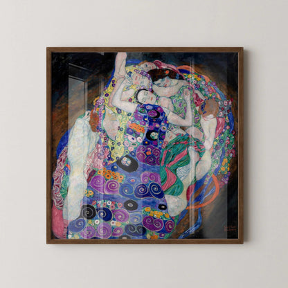 Gustav Klimt - La Vierge | Tableau vintage célèbre (disponible encadré à la main ou sans cadre) 1x1