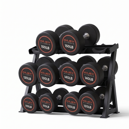 HAJEX Round Dumbbells 5 to 150 LB (Elite Series)