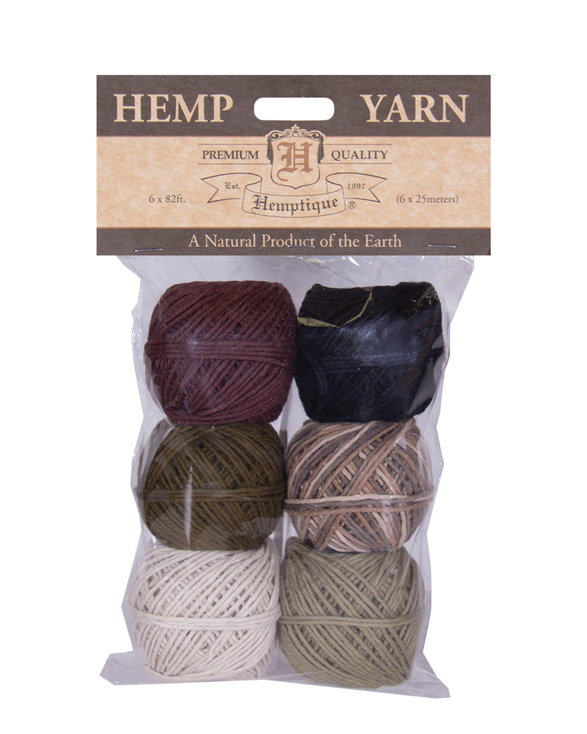 Hemptique Fil de chanvre Bonbons 6X25M