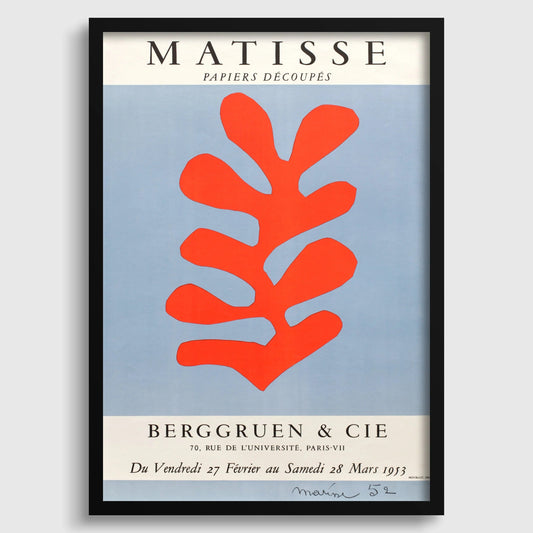 Henri Matisse 'Papier Decoupes' Exhibition Giclee Print (Framed or Unframed)