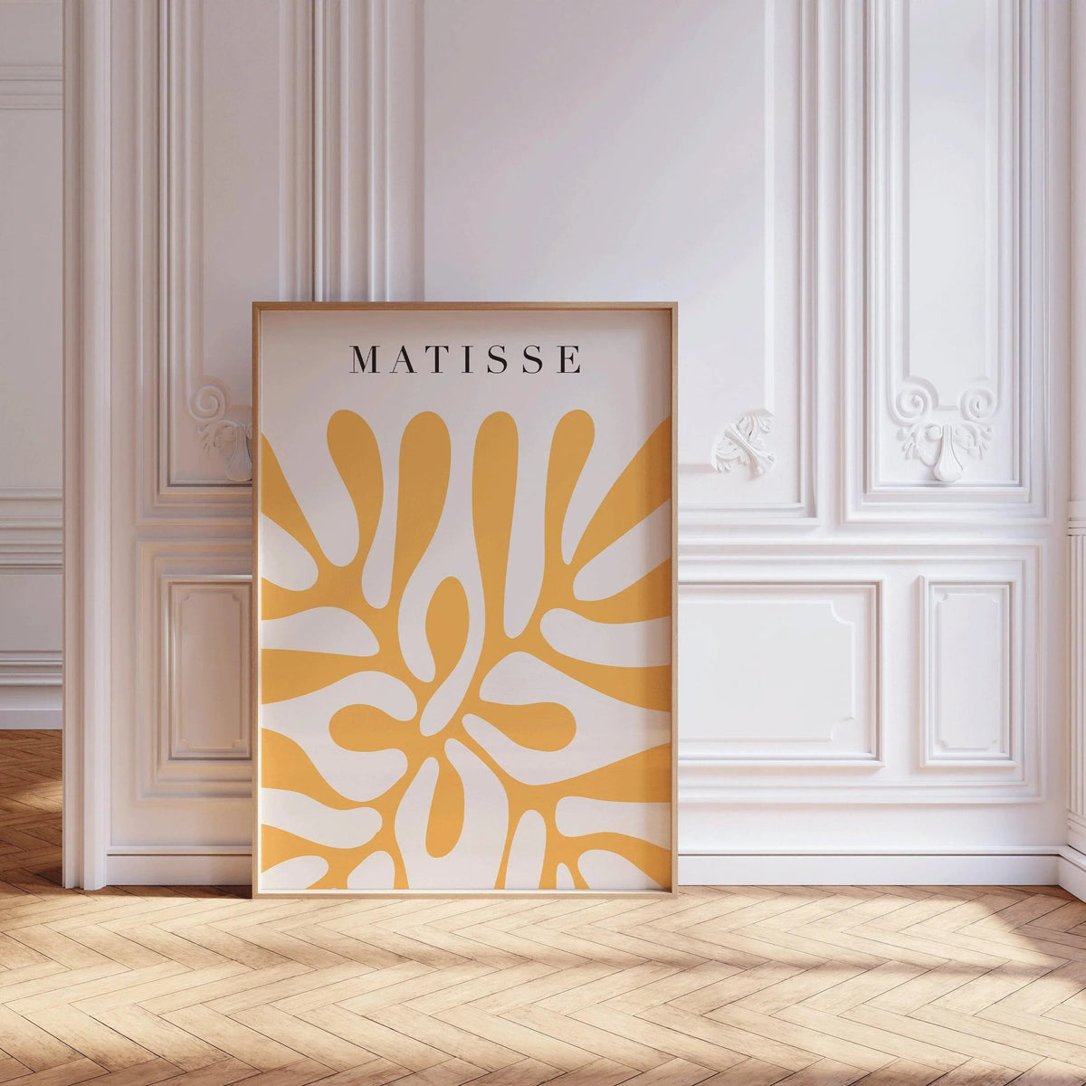 Henri Matisse - Papier Decoupes in Yellow | Famous Art (available handframed or unframed)