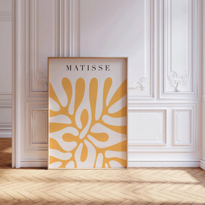 Henri Matisse - Papier Decoupes in Yellow | Famous Art (available handframed or unframed)