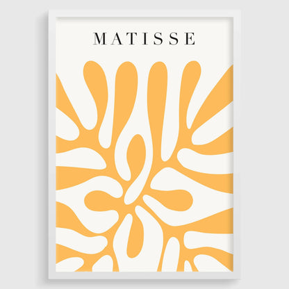 Henri Matisse - Papier Decoupes in Yellow | Famous Art (available handframed or unframed)